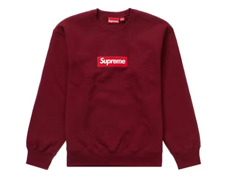 Supreme Box Logo Crewneck (FW22) Cardinal