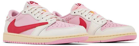 Jordan 1 Retro Low OG SP Travis Scott Sail Tropical Pink