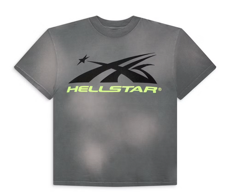 Hellstar Sports Core Logo Gel T-Shirt Grey