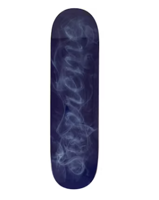 Supreme Smoke Skateboard Deck Navy
