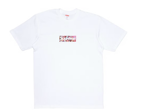 Supreme Takashi Murakami COVID-19 Relief Box Logo Tee Men's White