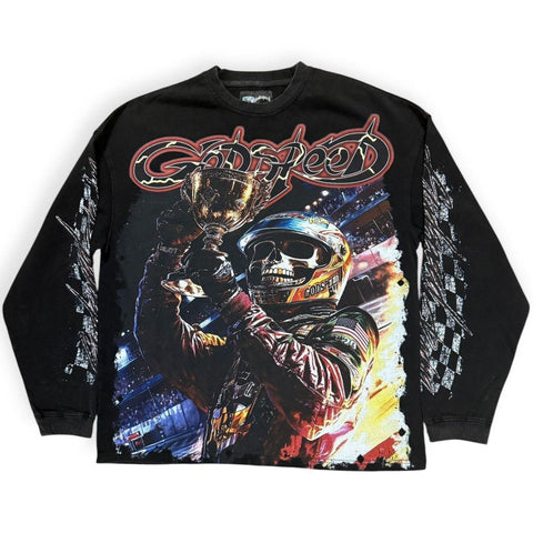 GODSPEED PODIUM DREAMS LS T-SHIRT BLACK