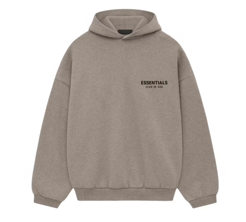 Fear of God Essentials Fleece Hoodie (FW24) Heather Gray