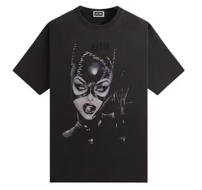 Kith x Batman Selina Kyle Vintage Tee Black