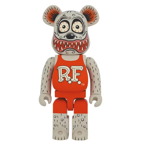Bearbrick x Rat Fink 1000% Gray Ver.