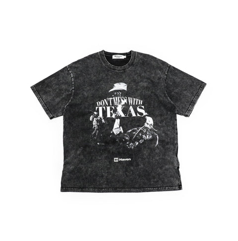 HAVEN TEXAS T-SHIRT WASHED BLACK