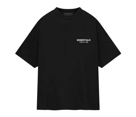 Fear of God Essentials Jersey Crewneck T-Shirt Black