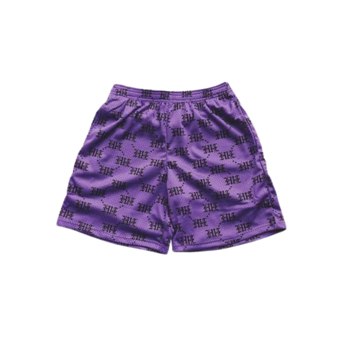 Haven Purple Mesh Shorts