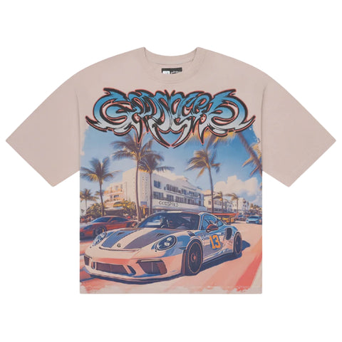Godspeed Car Meet Miami T-Shirt Stone Wash
