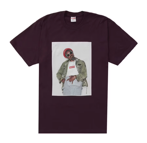 Supreme André 3000 Tee Eggplant