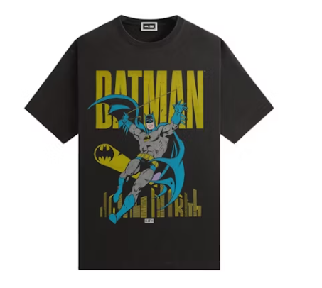 Kith x Batman Classic Vintage Tee Black