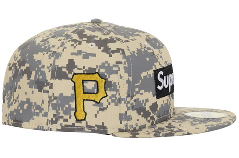 Supreme MLB Teams Box Logo New Era 59Fifty Cap Digital Camo