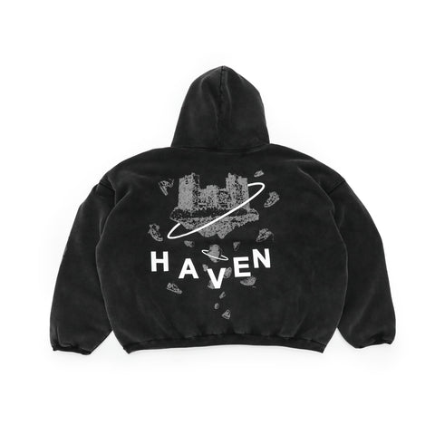 Haven DALLAS Hoodie Washed Black