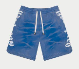 Godspeed CourtSide Shorts Blue Tie Die