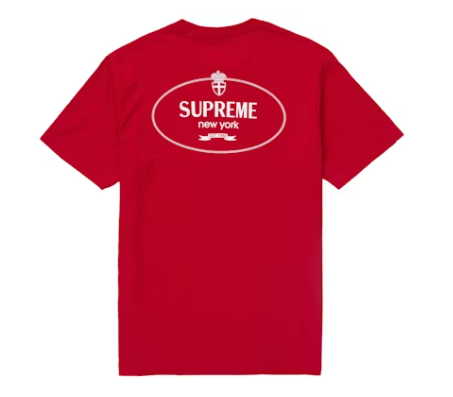 Supreme Crest Tee (FW24) Red