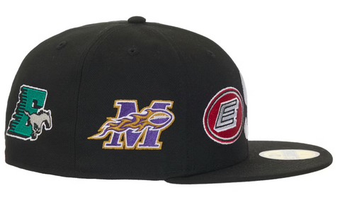Supreme Mascots S Logo New Era 59Fifty Fitted Cap Black
