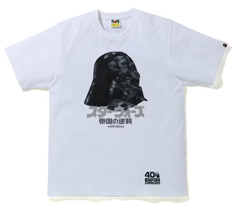 BAPE X Star Wars Darth Vader Tee White