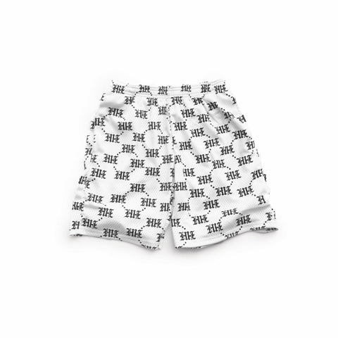 Haven White Mesh Shorts