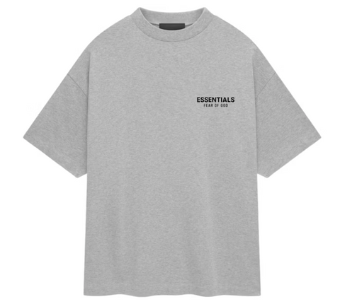 Fear of God Essentials Jersey Crewneck T-Shirt Light Heather Gray