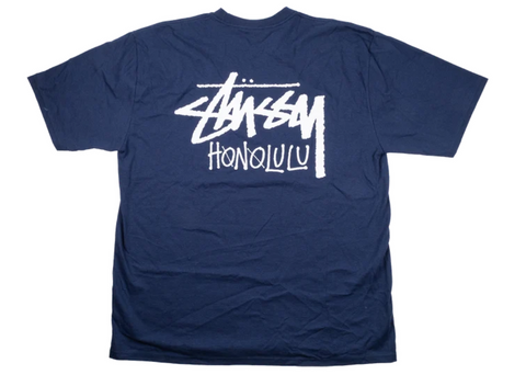 Stussy HONOLULU TEE NAVY