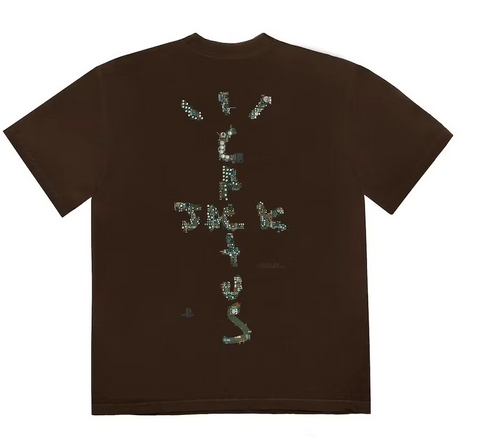 Travis Scott Motherboard Logo II T-shirt Brown