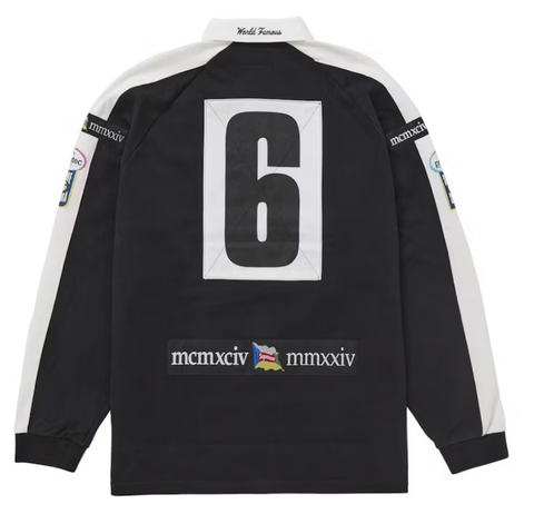 Supreme Chest Stripe Rugby Black