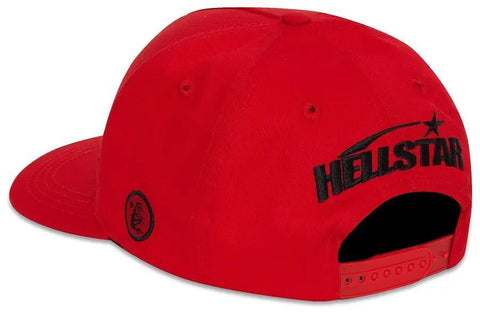 Hellstar Ny Snapback Hat Red/Black