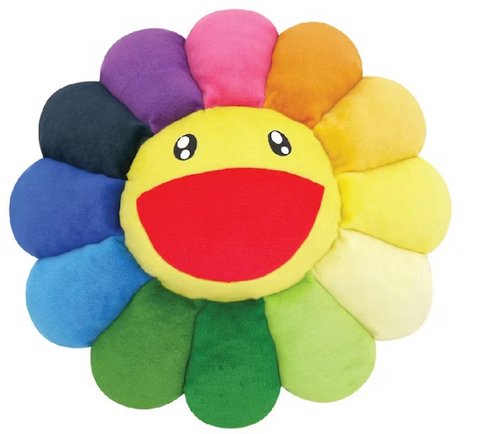 Takashi Murakami Flower Plush 1M Rainbow/Yellow