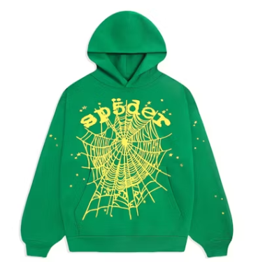 Sp5der Star OG Web V2 Hoodie Slime Green