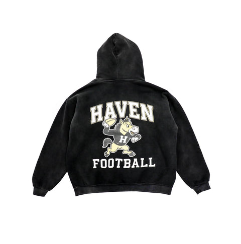 HAVEN ATHLETICS FOOTBALL CLUB HOODIE BLACK