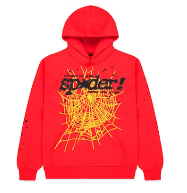 Sp5der P*NK V2 Hoodie Red