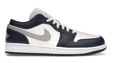 Jordan 1 Low Wolf Grey Midnight Navy