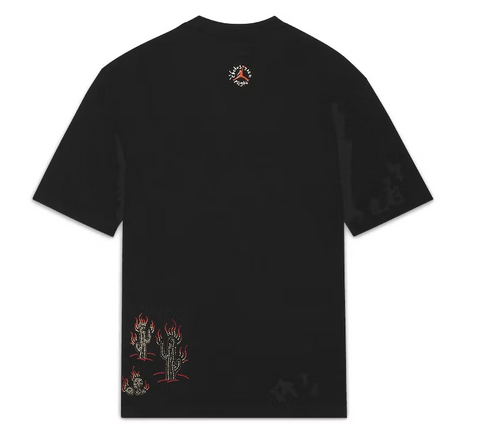 Travis Scott x Jordan Flight Graphic T-Shirt Black