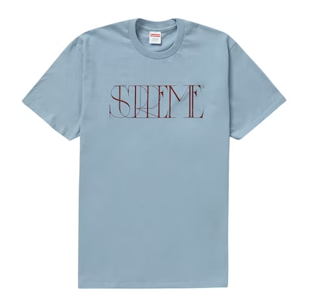 Supreme Trademark Tee Dusty Blue