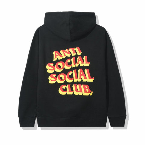 Anti Social Social Club Popcorn Hoodie Black